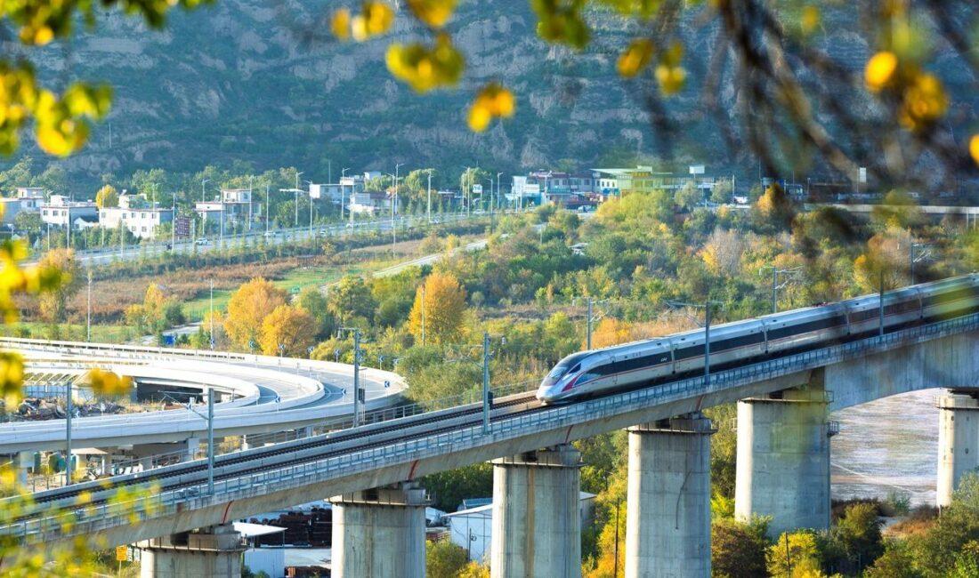Çin’de demiryoluyla seyahat eden yolcu sayısının yılın ilk on ayında