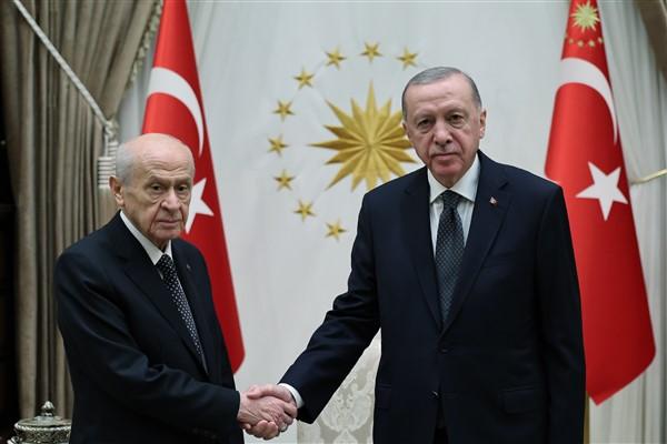 Cumhurbaşkanı Recep Tayyip Erdoğan, Milliyetçi Hareket Partisi (MHP) Genel Başkanı