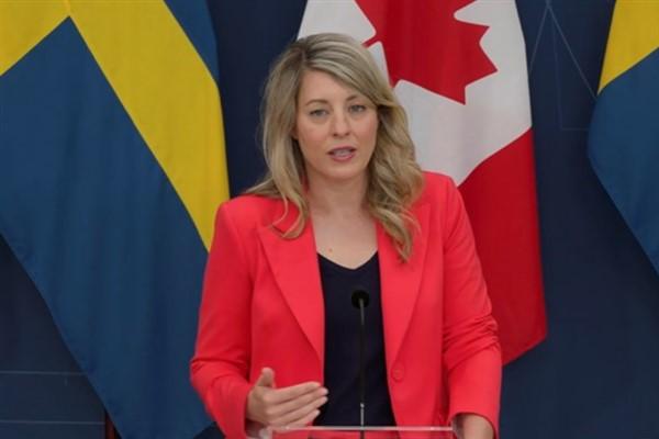 Ottawa, 16 Kasım (Hibya) - Kanada Dışişleri Bakanı Melanie Joly,