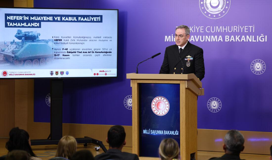 Ankara, 14 Kasım (Hibya) - Milli Savunma Bakanlığı (MSB) Basın