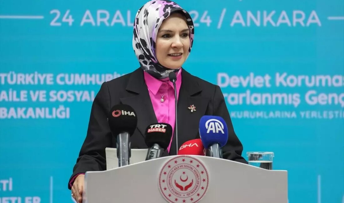 Aile ve Sosyal Hizmetler Bakanı Mahinur Özdemir Göktaş, devlet korumasındaki