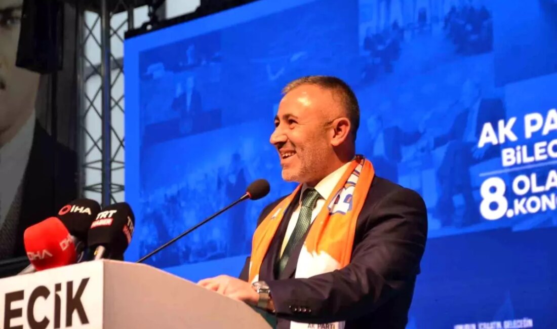 AK Parti Bilecik İl Kongresi'nde Serkan Yıldırım, yeniden başkan seçilerek