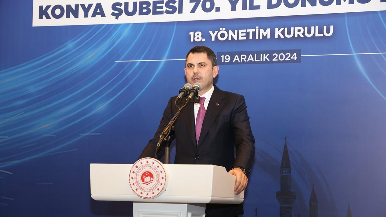 Çevre, Şehircilik ve İklim Değişikliği Bakanı Murat Kurum,  "İnşallah,