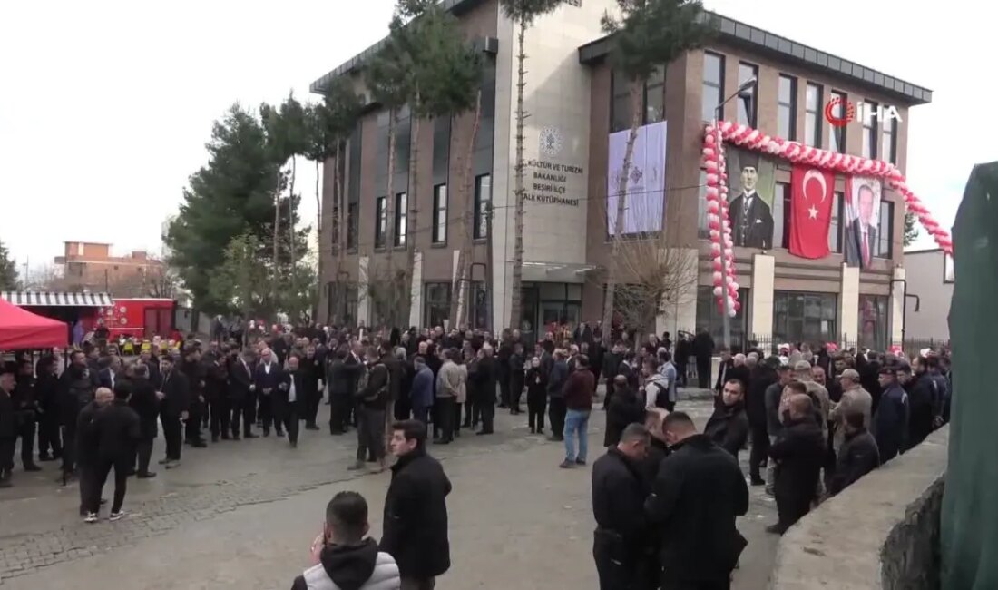 Beşiri Halk Kütüphanesi Açılış Töreni, bilgiye erişimi artırmak ve toplumu