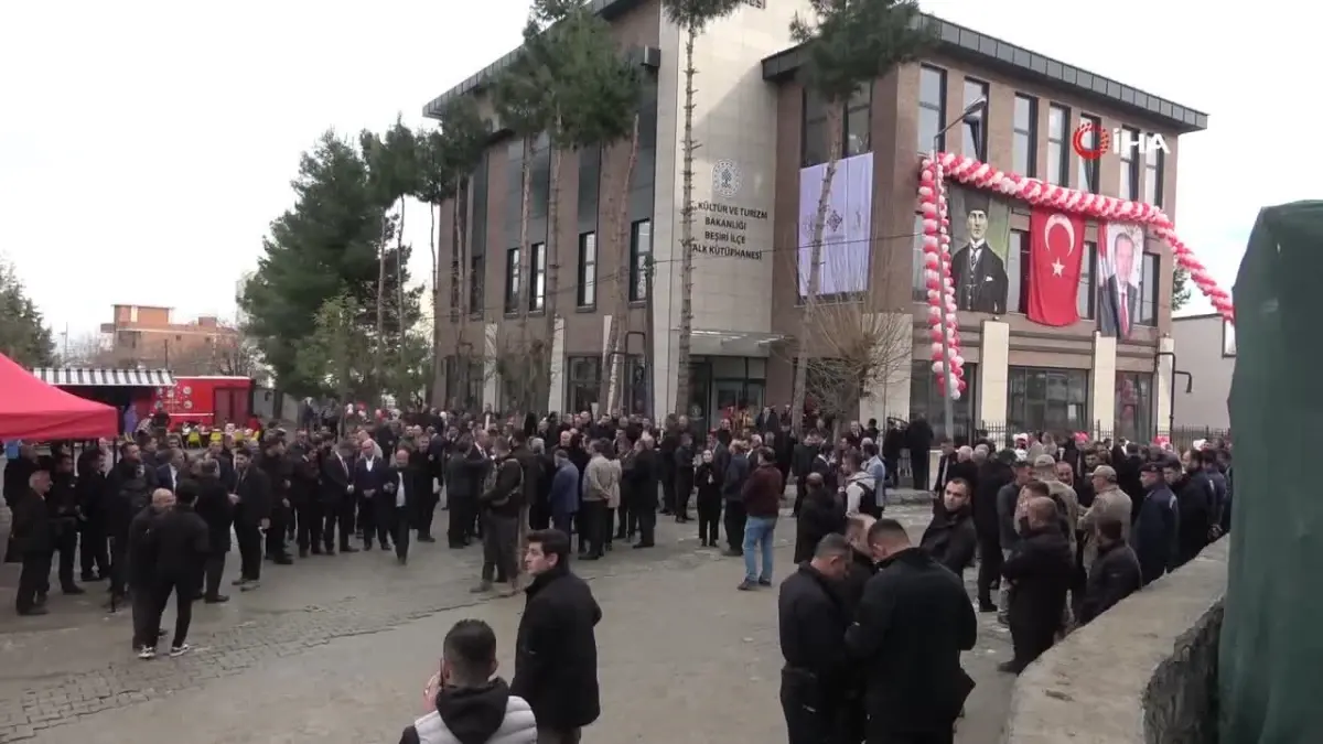 Beşiri Halk Kütüphanesi Açılış Töreni, bilgiye erişimi artırmak ve toplumu