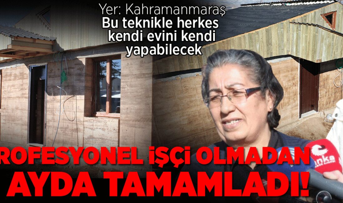 Kahramanmaraş merkezli depremlerde Malatya'nın Doğanşehir ilçesinde evi yıkılan Emine Alagöz’e,