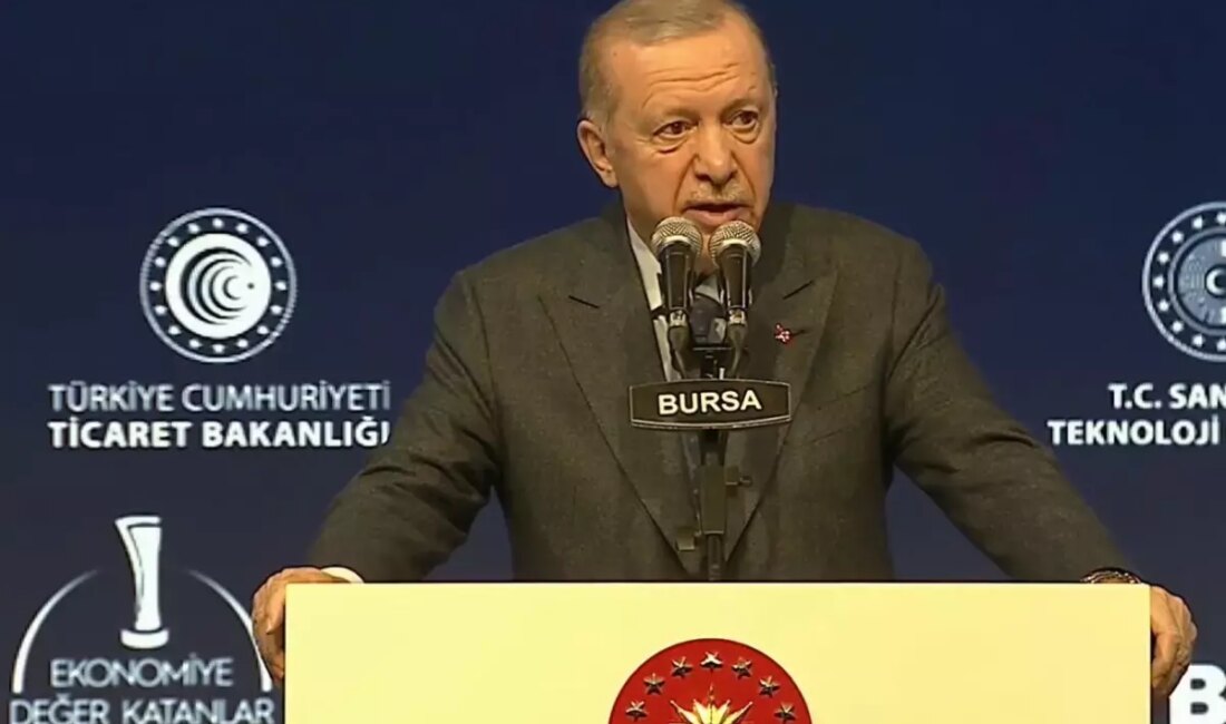 Cumhurbaşkanı Erdoğan, Bursa'da Ekonomiye Değer Katanlar Ödül Töreni'ne katılarak, ekonomi