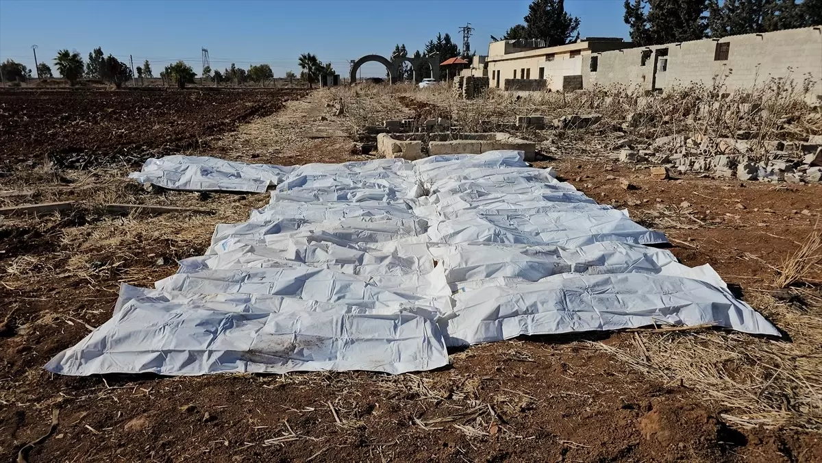 Dera'da gerçekleştirilen kazılarda 31 ceset bulundu. Toplu mezarların keşfi, bölgedeki