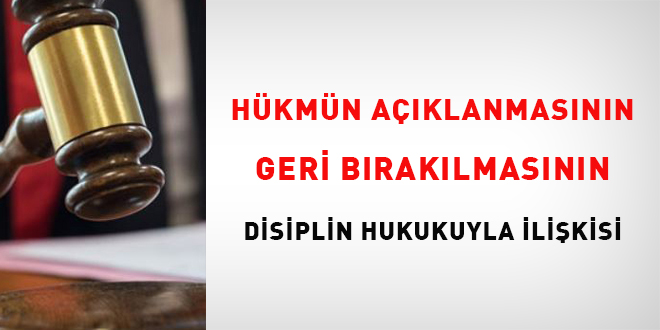 Disiplin hukuku ve ceza hukuku arasındaki ilişkiyi derinlemesine inceleyin. Bu