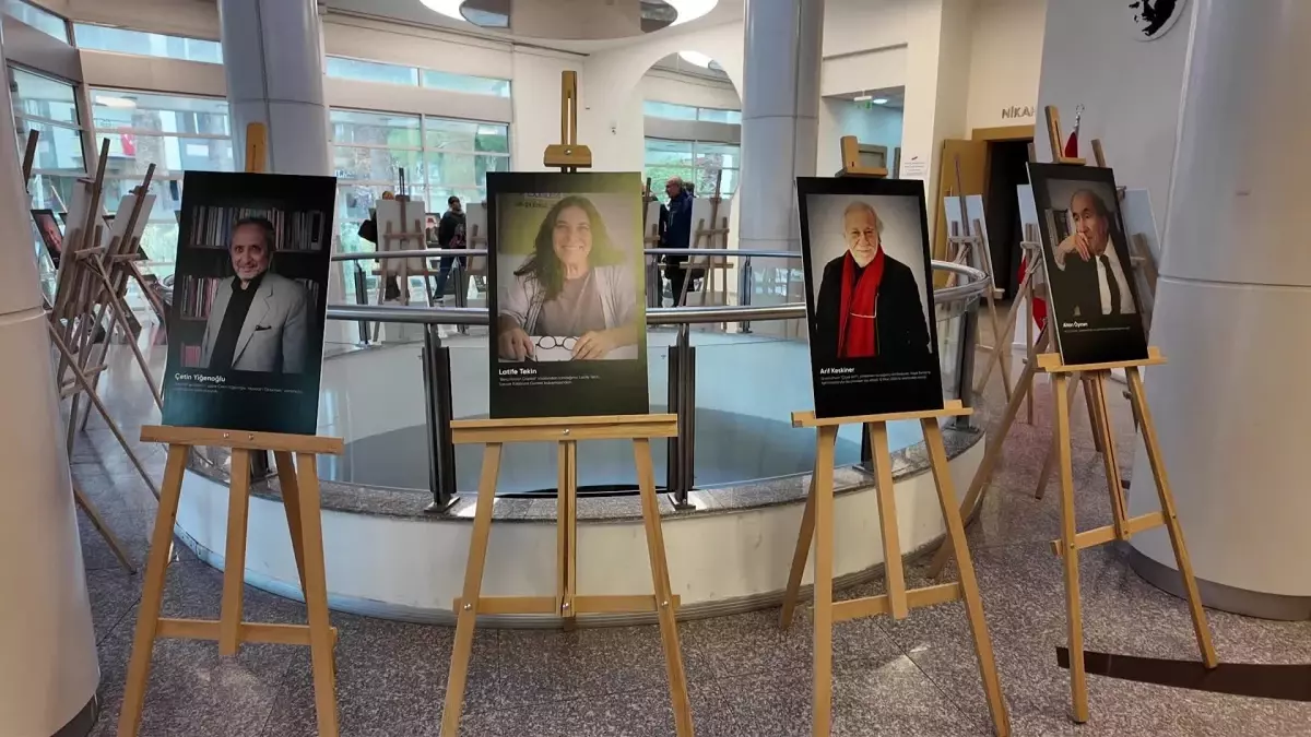 Edebiyatımızın Yüzleri Sergisi, İzmir'de açıldı! Türk edebiyatının önemli yazarlarını ve