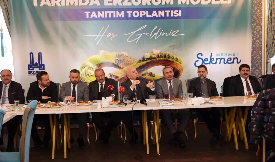 Erzurum'da 'Tarımda Erzurum Modeli' kitabının tanıtımı yapıldı. Bu etkinlik, bölgedeki