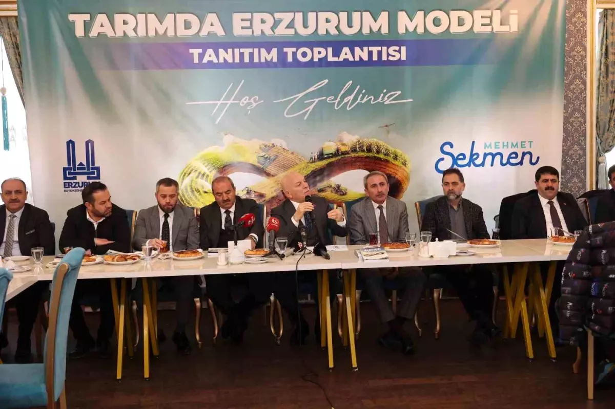 Erzurum'da 'Tarımda Erzurum Modeli' kitabının tanıtımı yapıldı. Bu etkinlik, bölgedeki