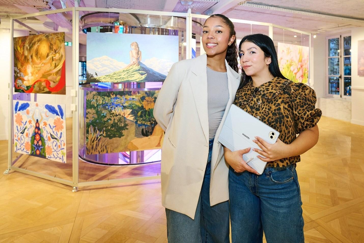 HUAWEI, bu gün Paris'teki amiral mağazası Opéra'da GoPaint Küresel Yaratım