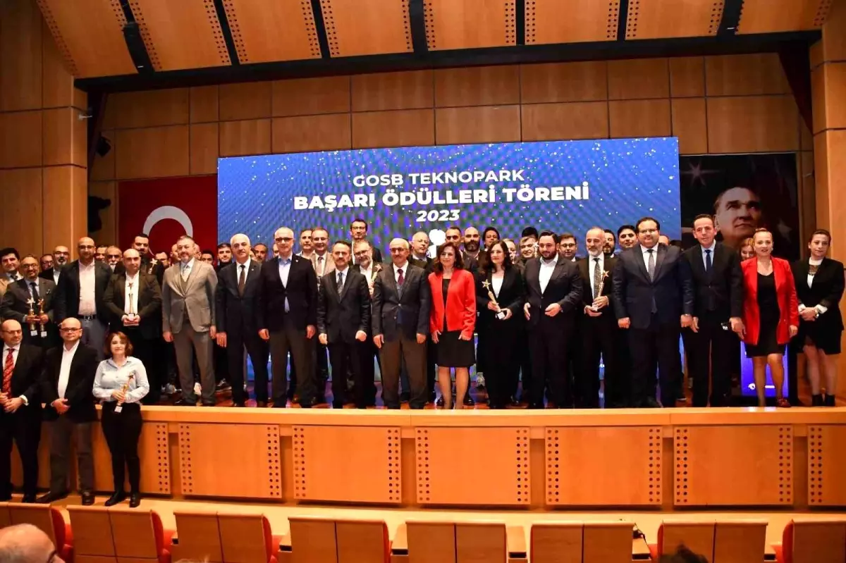 GOSB Teknopark 2023 Başarı Ödülleri Töreni, inovasyon ve teknoloji alanında
