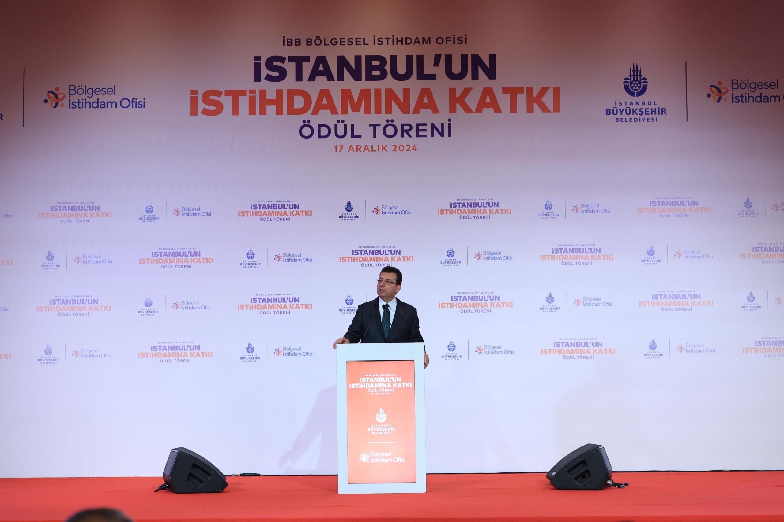 TBB ve İBB Başkanı Ekrem İmamoğlu, ‘Bölgesel İstihdam Ofisi (BİO)