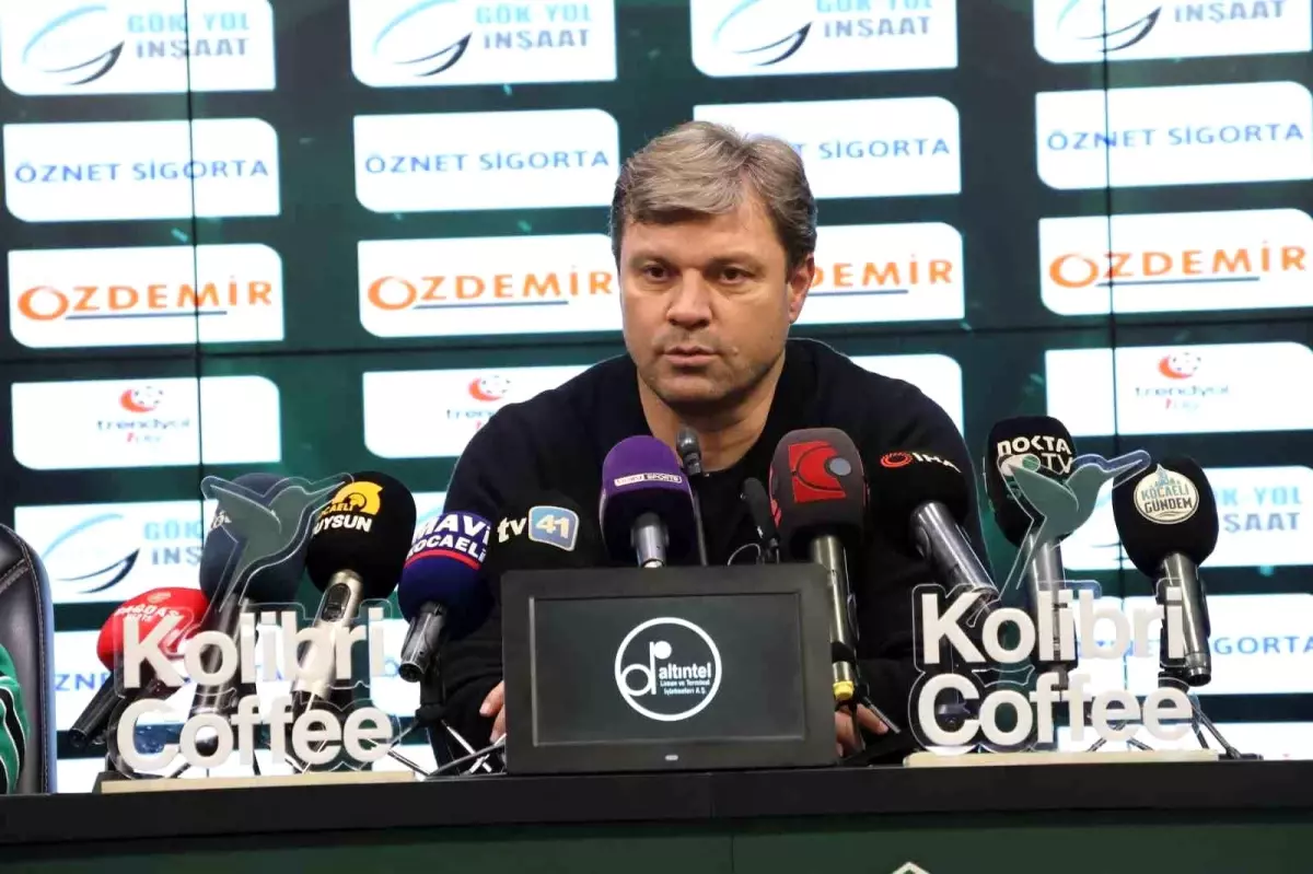 Kocaelispor'un Teknik Direktörü Ertuğrul Sağlam, beklenmedik bir kararla görevinden istifa