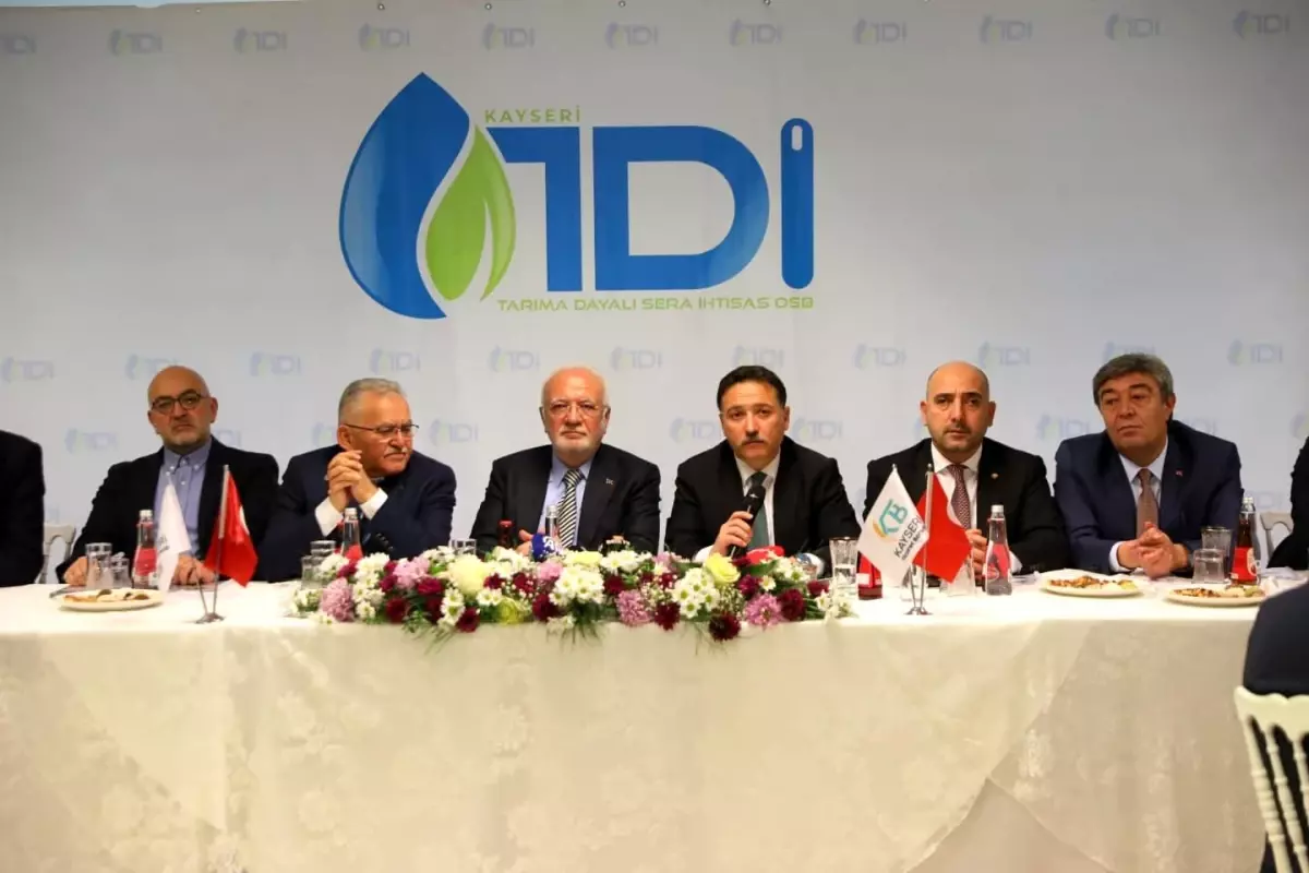 Kocasinan'da jeotermal kaynakları kullanarak tarıma dayalı ihtisas organize sanayi bölgesi