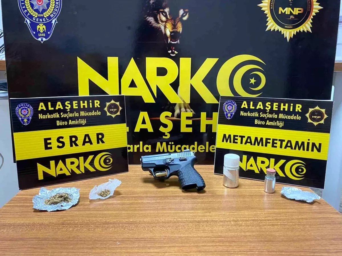 Manisa'da düzenlenen uyuşturucu ve silah operasyonunda 1 kişi tutuklandı. Operasyonun
