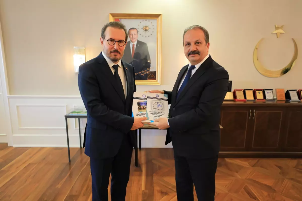 Sağlık-Sen Genel Başkanı Doğan, Sağlık Bakan Yardımcısı Birinci'yi ziyaret ederek