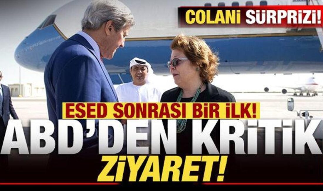 Suriye'de Esed rejimin devrilmesinin ardından ABD'den Şam'a ilk üst düzey