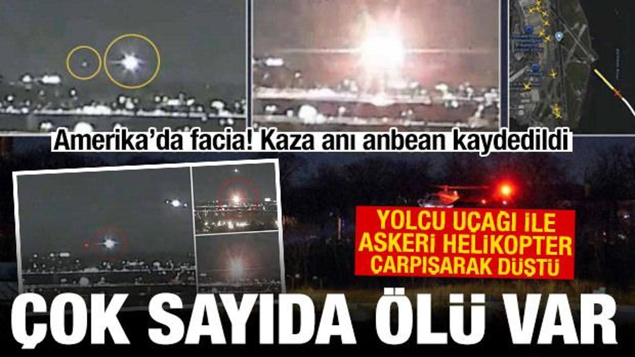 ABD'de meydana gelen korkunç bir olayda, bir uçak ve helikopter