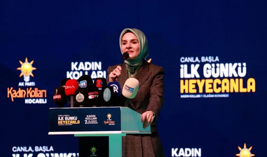 Aile ve Sosyal Hizmetler Bakanı Mahinur Özdemir Göktaş, Kocaeli'deki açıklamalarında