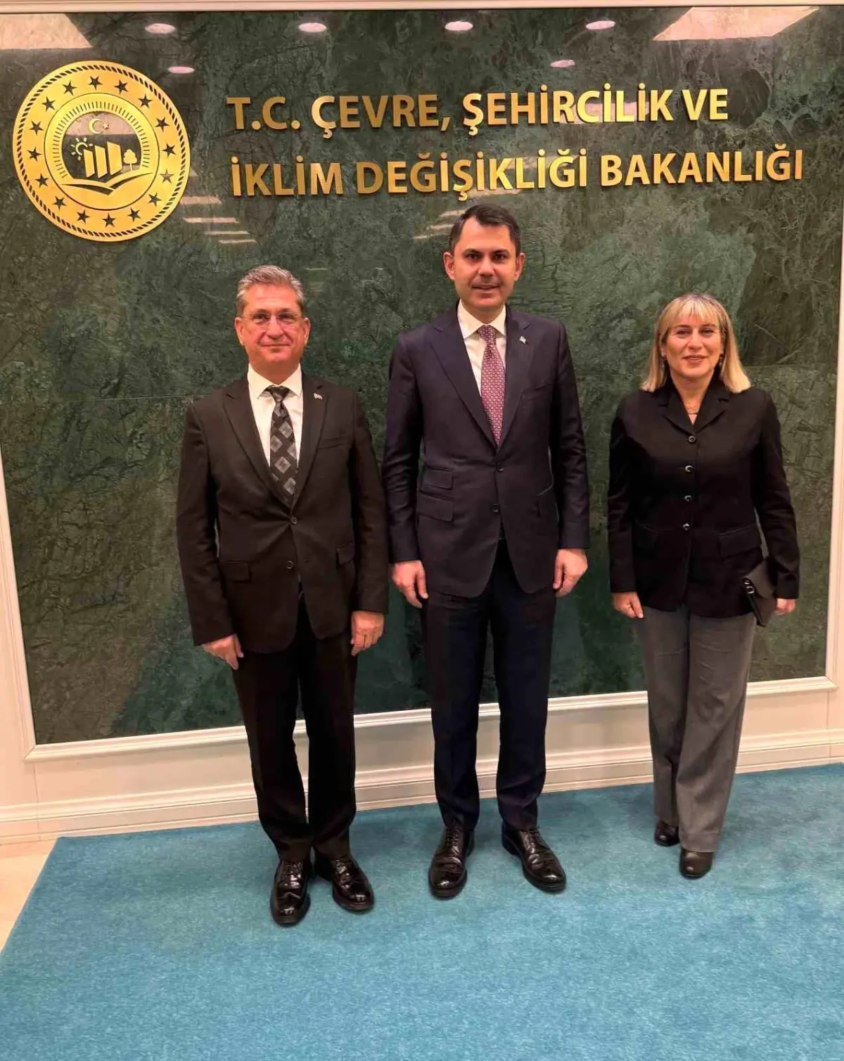 AK Parti Muğla İl Başkanı Haluk Laçin, bakanlık ziyaretleri sırasında