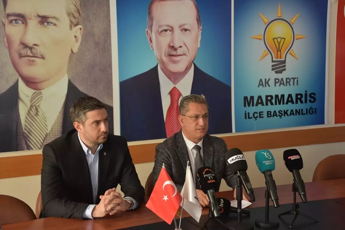 AK Parti Muğla İl Başkanı Haluk Laçin, Marmaris'teki turizm yatırımları