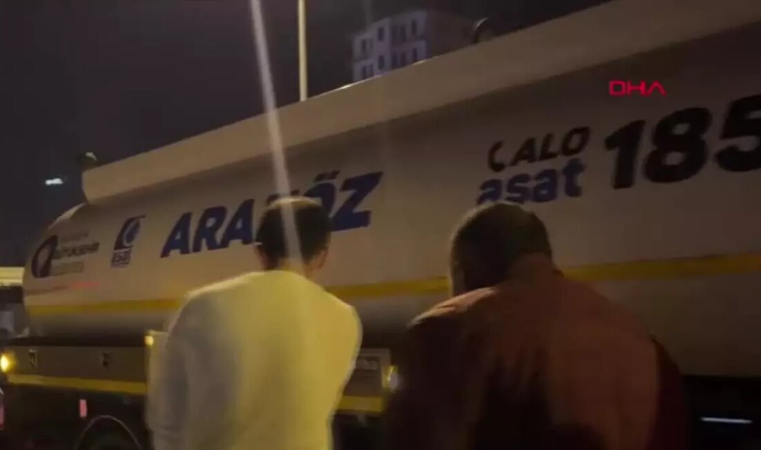Alanya'daki bir inşaat alanında meydana gelen yangında yaralı işçiler kurtarıldı.
