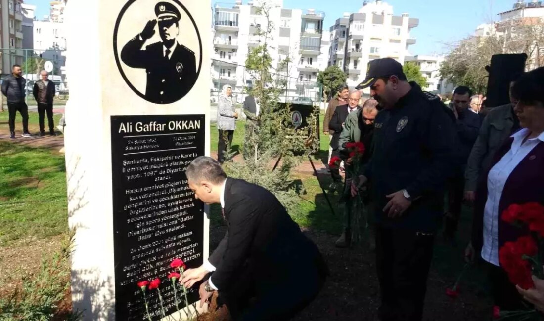 Ali Gaffar Okkan ve şehit polislerin anma töreninde, güvenlik güçlerimizin