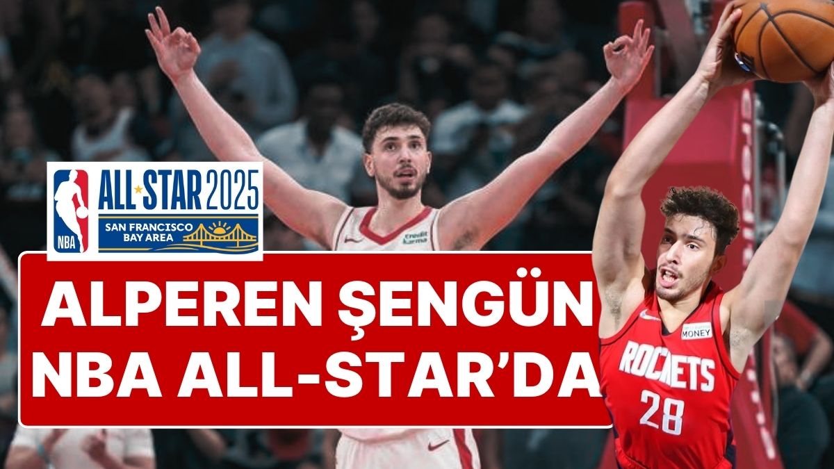 Alperen Şengün, 2025 NBA All-Star kadrosuna seçilerek Türk basketbolunu uluslararası