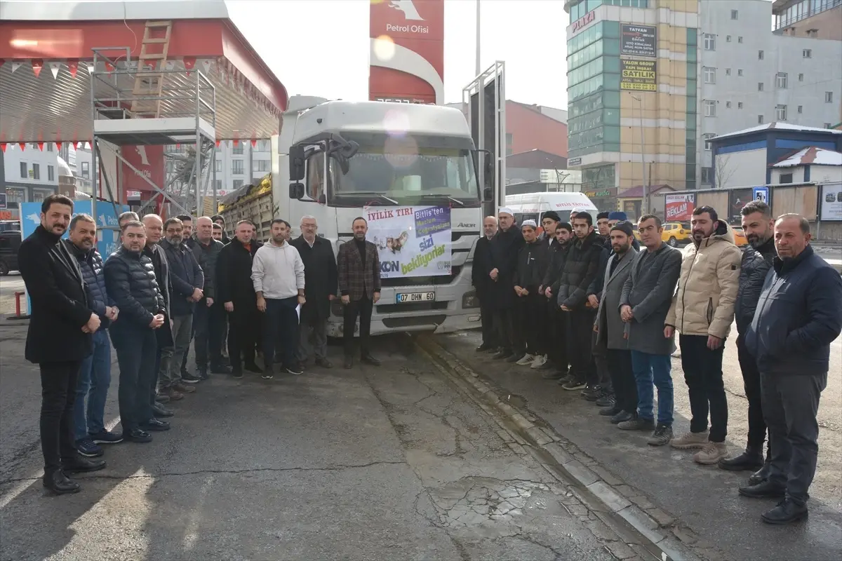 ASKON Bitlis Şubesi, Suriye'deki ihtiyaç sahiplerine destek olmak amacıyla yardım