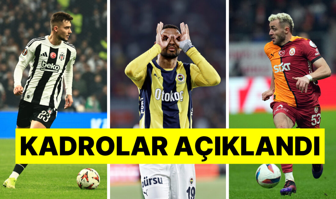 Avrupa Ligi'nde son maçların heyecanı dorukta! Galatasaray, Fenerbahçe ve Beşiktaş'ın