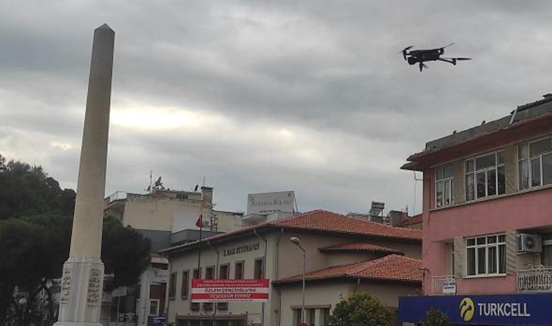 Aydın'da dron destekli trafik denetimi uygulamaları, yol güvenliğini artırmak ve