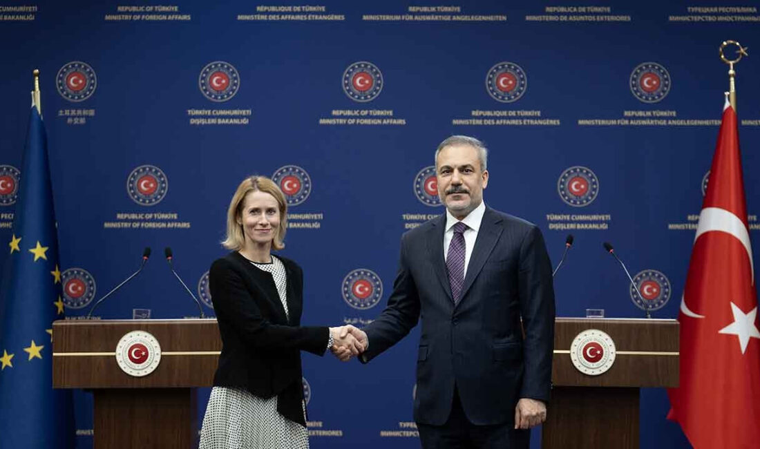 Bakan Fidan, AB Yüksek Temsilcisi Kallas ile basın toplantısında, AB