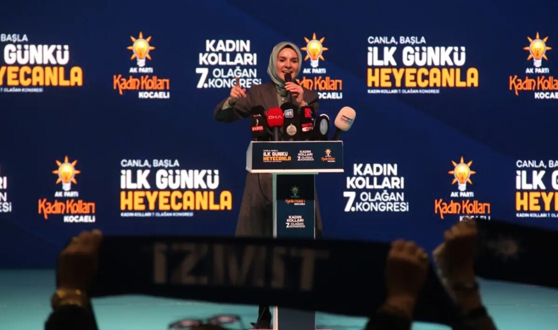 Bakan Göktaş, Kocaeli Kadın Kolları 7. Olağan Kongresi'nde önemli açıklamalarda