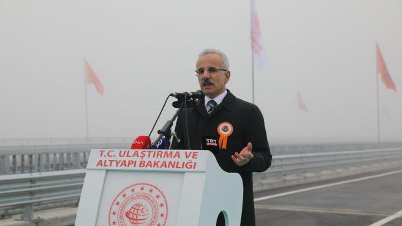 Bakan Uraloğlu, Pazarkule-Edirne-TEM bağlantı yolunun açılış töreninde önemli açıklamalarda bulunarak,