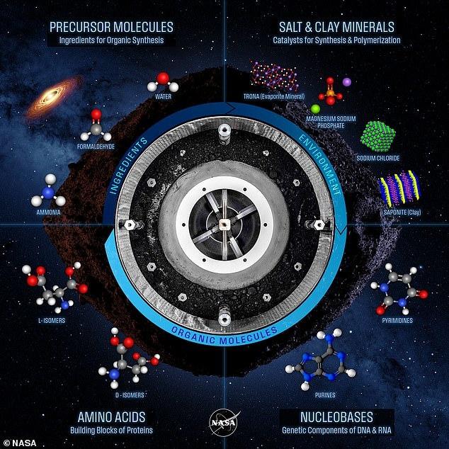 Bennu Asteroidinde Yaşamın Temel Taşları Bulundu