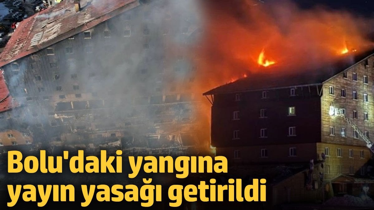 Bolu’da Kartalkaya Grand Kartal Otel'de meydana gelen yangına ilişkin yeni