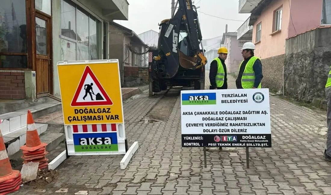 Çanakkale Terzialan'da doğal gaz için ilk kazma vuruldu. Bu önemli