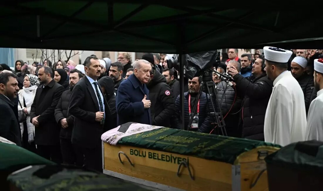 Cumhurbaşkanı Erdoğan, son günlerde meydana gelen yangında hayatını kaybedenler için