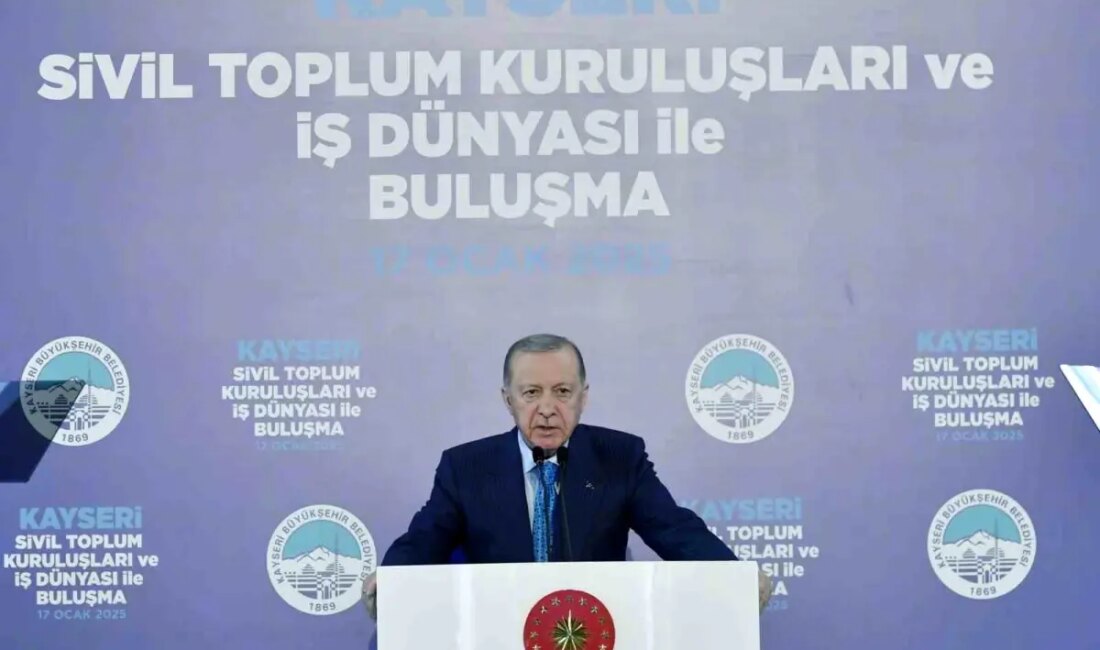 Cumhurbaşkanı Erdoğan, Kayseri'de yaptığı konuşmada Türkiye'nin ekonomik büyümesine ve ihracatın