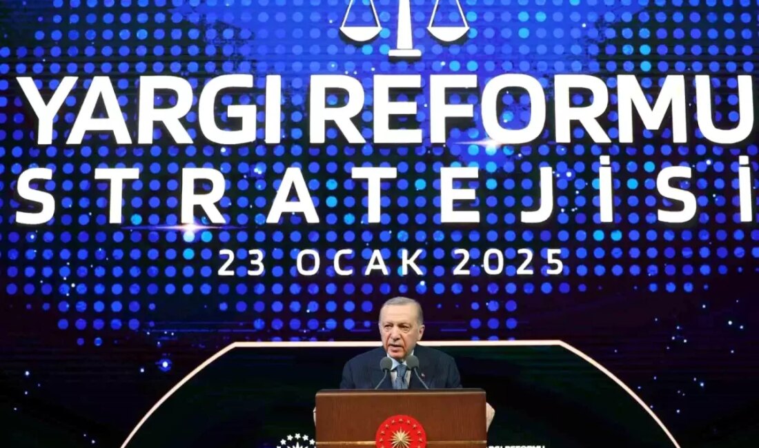 Cumhurbaşkanı Erdoğan, yargı reformu strateji belgesini tanıtarak, adalet sisteminde köklü