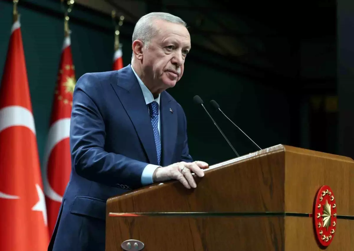 Cumhurbaşkanı Erdoğan, 2025 yılına ilişkin hedeflerini ve Filistin meselesine dair