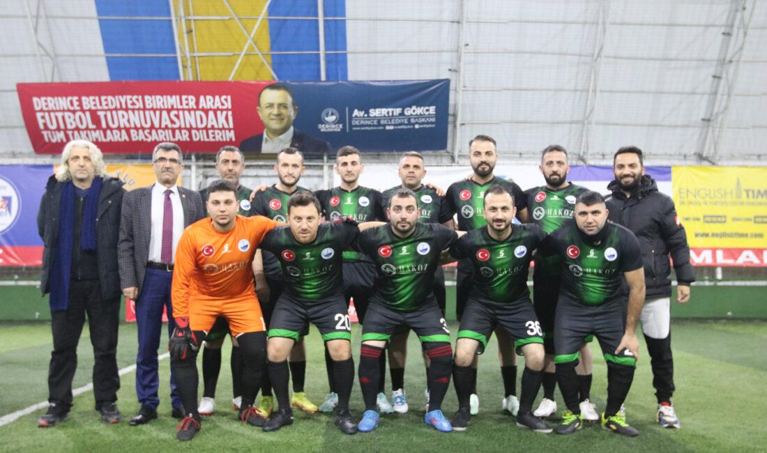 Derince Belediyesi’nin düzenlediği Birimler Arası Futbol Turnuvası’nda ilk maçlar geride