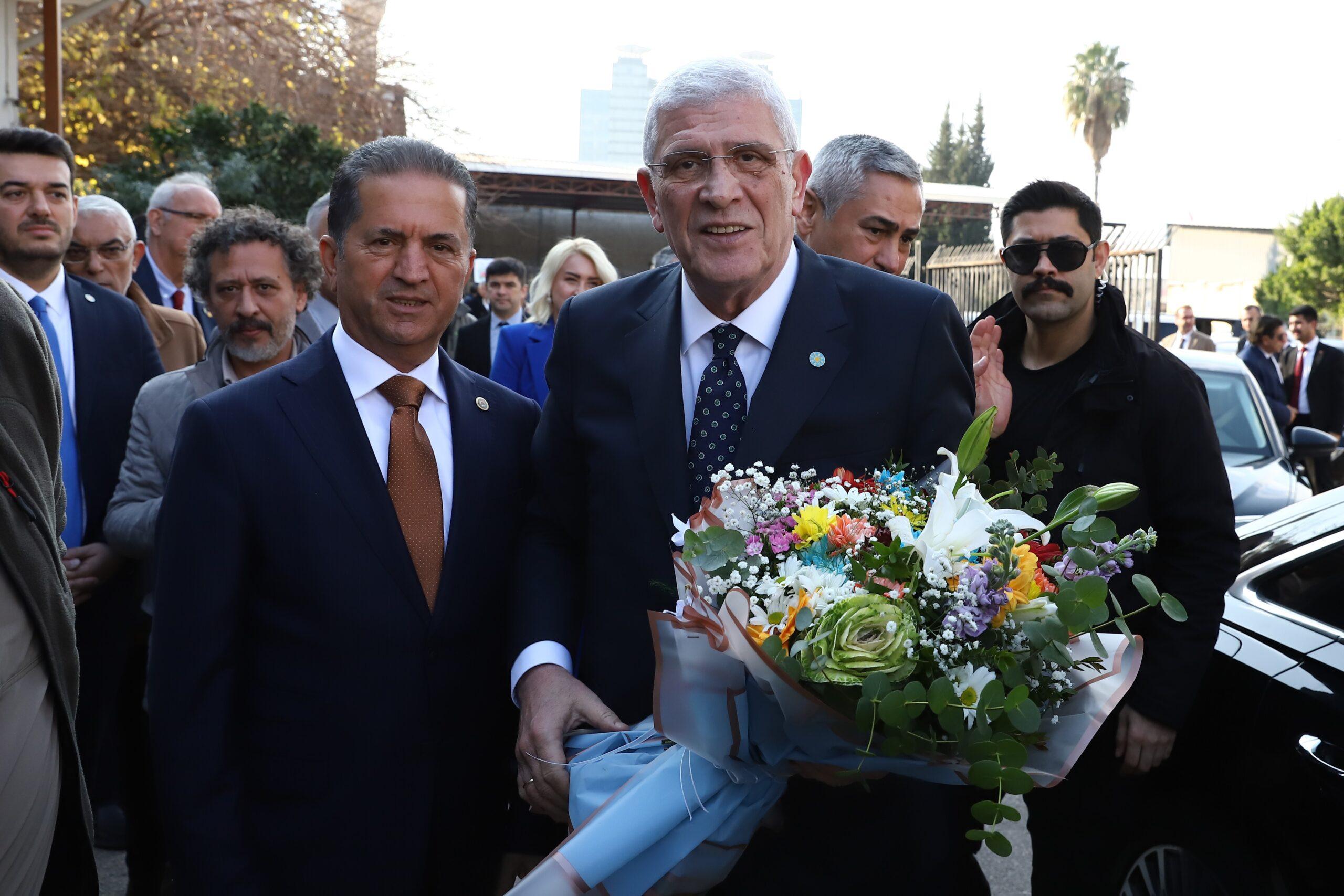İYİ Parti Genel Başkanı Müsavat Dervişoğlu, Adana programı kapsamında Yüreğir