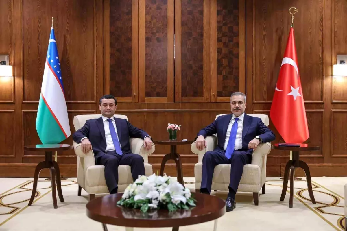 Dışişleri Bakanı Hakan Fidan, Özbekistanlı mevkidaşıyla önemli bir görüşme gerçekleştirdi.