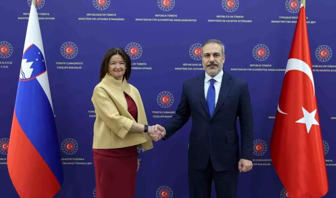 Dışişleri Bakanı Hakan Fidan, Slovenya Başbakan Yardımcısı Tanja Fajon ile