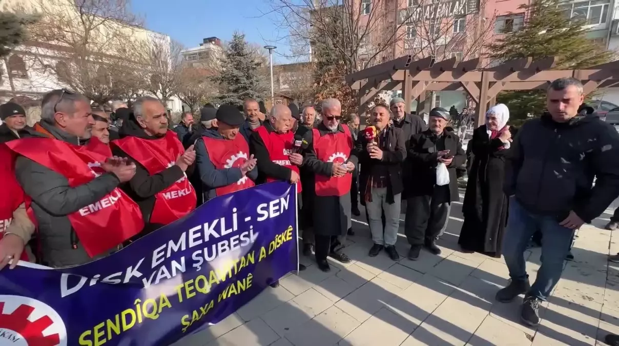 DİSK Emekli Sen Van Şubesi, emekli maaşlarına yönelik sert eleştirilerde