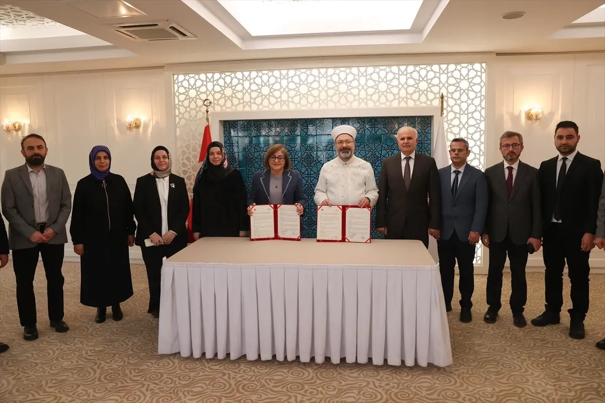 Diyanet ve Gaziantep Büyükşehir Belediyesi, önemli bir işbirliği protokolü imzalayarak